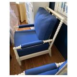 Blue White Chairs