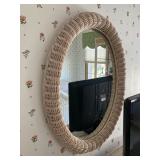 Lexington Henry Link Wicker Mirror