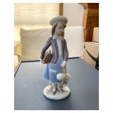 Lladro 5218 Autumn Girl Holding Doll
