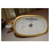 Wooden Base with 12 characters on Carousel horses - Mickey, Huey (nephew), Pinocchio, Pluto, Goofy, 