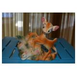 Bambi - Ceramic Planter - Walt Disney Prod and Bambi on bottom - glazing is in excellent shape - Sma