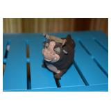 Ferdinand the Bull - 1938 Sieberling Latex Products - Hard latex figurine - tail is broken and glued