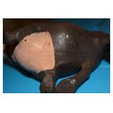 Ferdinand the Bull - 1938 Sieberling Latex Products - Hard latex figurine - tail is broken and glued