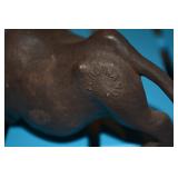 Ferdinand the Bull - 1938 Sieberling Latex Products - Hard latex figurine - tail is broken and glued