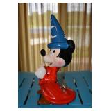 Mickey Mouse - Sorcerers Apprentice - Music Box - perfect condition but bottom cloth piece is missin