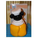 Mickey Mouse with rolling pin; body looks like it is a bag of flour; The Walt Disney Co by Hoan Ltd 
