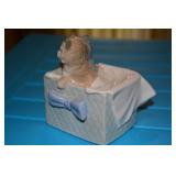 NAO - Two kittens in quilted box with blue bow - A11 MY