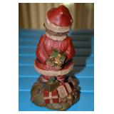 Composite- Gnome- Cairn Studio, Ltd- Mr. Claus , # 1180 stamped on rear of base behind Santa, Clark,