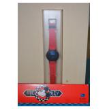 Lorus - Minnie Mouse on face; bezel has Mickey & Co., never worn, needs battery, in original plastic