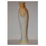 Hummel - 11 1/2" tall,  Madonna praying, hands folded, Halo with dark pink stars, Goebel W. Germany 