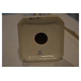 Hummel - 10 1/2" tall,  Madonna praying, hands folded, Halo with dark blue stars, W. Germany Bee (V)