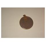 Metal - gold color - Commerative 50 years - Walt Disney Productions, October 1923-1973, raised image