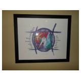 Carlos Santana Litho signed and number 157/250