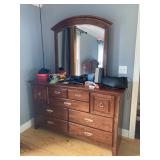 Dresser with mirror 