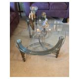 glass coffee table 