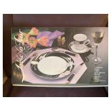 Charisma Black 20 piece dish setting (with box)