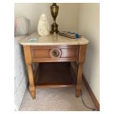 Marble Top End table 