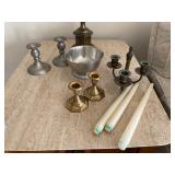 Candle sticks and holder 