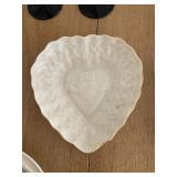 Belleek Heart Dish 