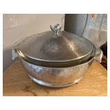 Silver Serving Bowl with lid