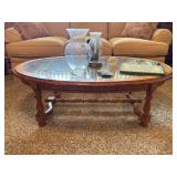 oval coffee table 