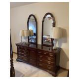 dresser with mirrors
