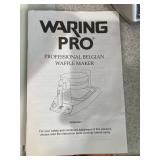 Waring pro belgian waffle maker