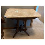 Antique Table with marble top
