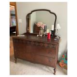 Antique dresser with mirror