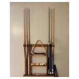 Billiard sticks and accessories
