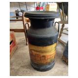 vintage milk can 