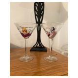 Disney Martini Glasses 