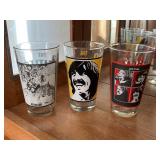 The Beatles Drinking Glasses