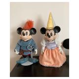 Vintage Mickey and Minnie Mouse Figurines 