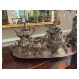 Black Star and Frost Tea Set 