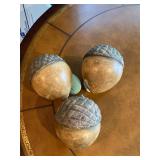 Ceramic Acorns