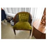 Mid Century accent chairs and table