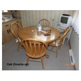Oak Dinette Set