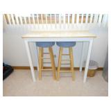 table with stools