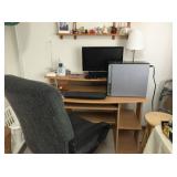 computer desk and chair