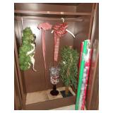 christmas decor and wrapping paper 
