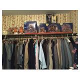 clothes and holiday decor