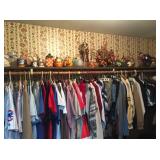 clothes and holiday decor