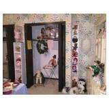 dolls stuffed animals rocking horse