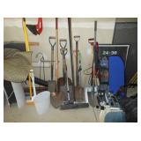 shovels and brooms