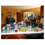 dishes and kitchen appliances 