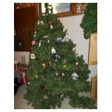 christmas tree and ornaments 