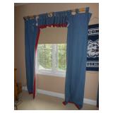 baseball curtains