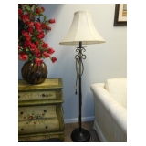 dresser plant and floor lmap