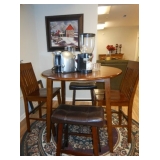 high top table and chairs 